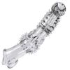 Penis Extend Sleeve with Vibrator Reusable Condoms Dildo Dick Enhancer Delay Ejaculation Cock Rings Sex Toys for Men