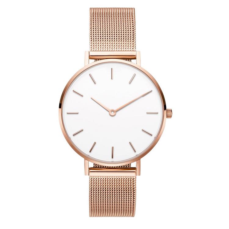 Watch Wish Ladies Watch Pv Fashion Stainless Steel With Rose Gold Watch 783A-36