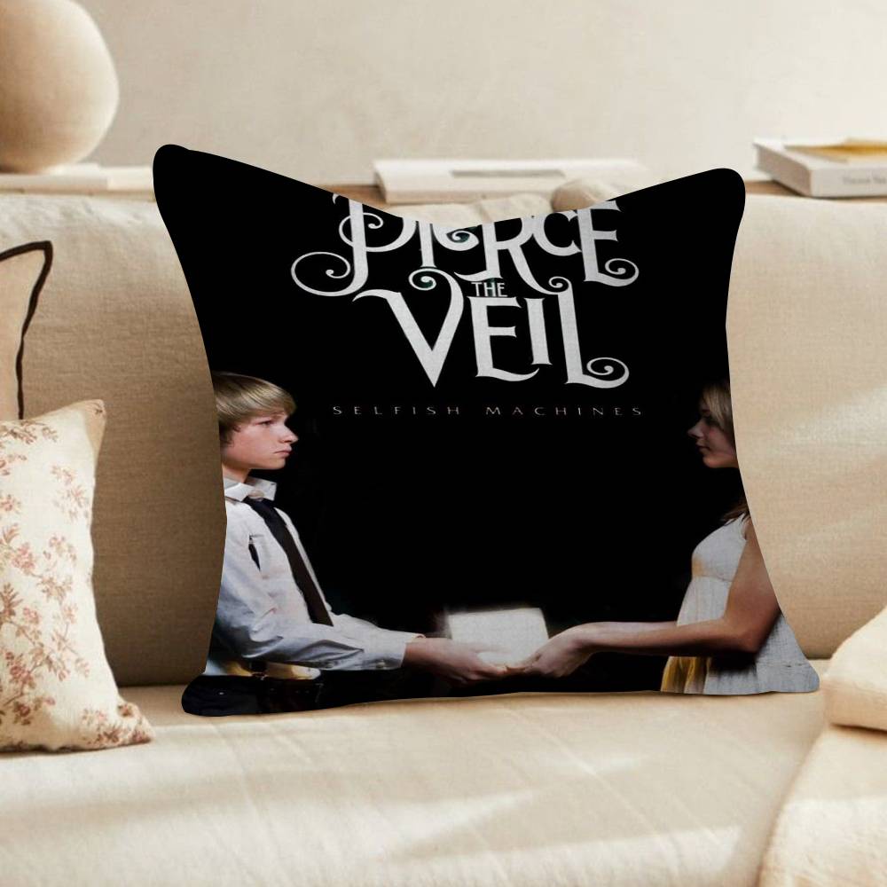 

Band PPierce The Veil Cushion Cover Inches Farmhouse Decor Home Throw Pillow Covers for Couch Decorations 30x30 cm