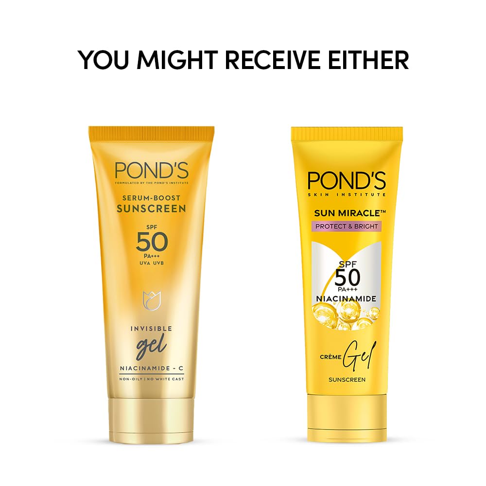POND’S Sun Miracle SPF 50 PA+++ Crème Gel Sunscreen - 100g