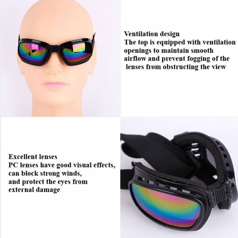 Outdoor Sport Winter Winddicht Skibrille Motorradbrille Skibrille Staubdicht Reitsonnenbrille Augen Schutz Anti-Aufprall