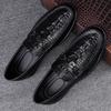 New Crocodile Pattern Summer Loafers Luxury Brand Slip on Flats Genuine Leather Dress Driving Moccasins Casual Leather Footwear