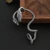 Vintage Domineering Winged Dragon Earrings Stainless Steel Punk  Dragon Cuff Earring For Men Women Biker Animal Jewelry