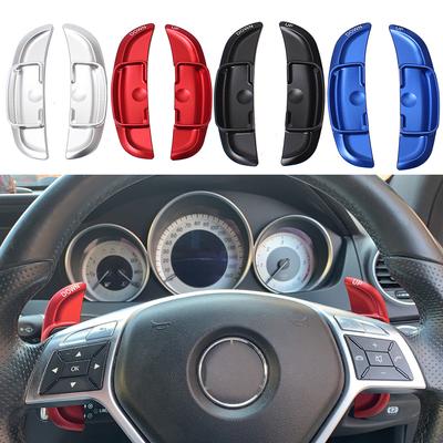 Mercedes-benz A Sınıfı için W176 2013-2015 A180 A200 A220 A250 Araba direksiyon vites değiştirme küreği Alüminyum alaşım araba şekillendirici