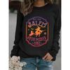 YYFS Women's Fashion Casual Spring Fall Long Sleeve O-Neck Pullovers & Long Sleeves
