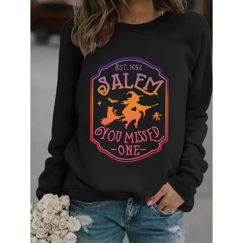 YYFS Women's Fashion Casual Spring Fall Long Sleeve O-Neck Pullovers & Long Sleeves