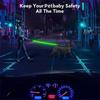 Glowing Led Dog Leash Usb Rechargeable Pet Dog Flashing Nylon Webbing Leashes- 3 Lighting Modes Keep Your Pets Safe In Darkness