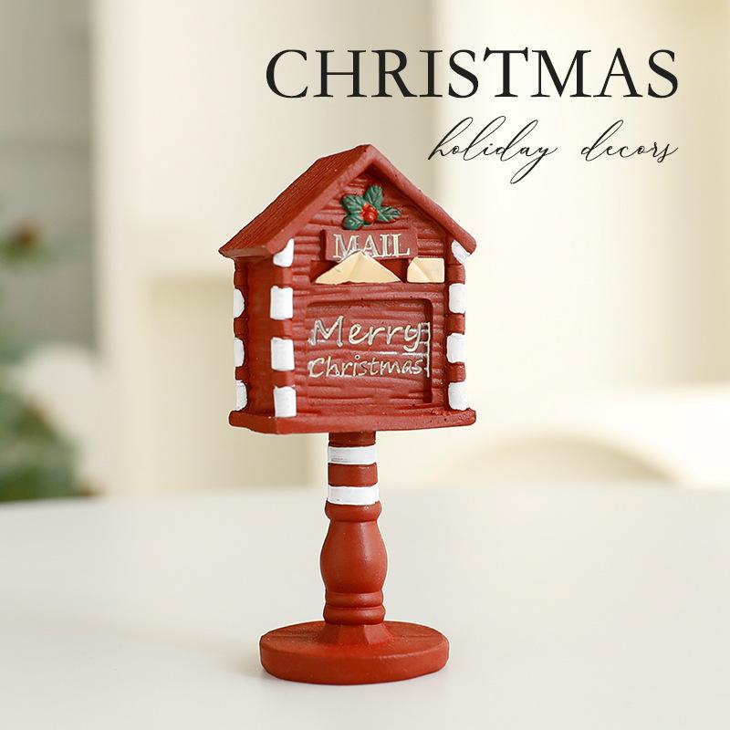 Christmas Decoration Creative Resin Crafts Ornaments Christmas Table Decoration Family Christmas Atmosphere Decoration Gifts