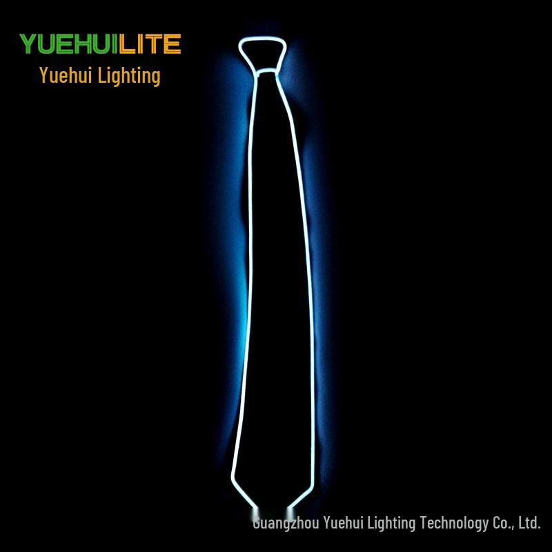 LED Glowing Party Tie for Prom, Bar, Festival, Nightclub & Waitstaff