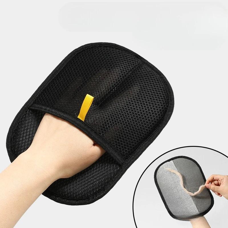 Double Sided Pet Hair Removal Gloves Reusable Grooming Tool for Dogs Cats Fur Static Free Cleaning for Carpets And Furniture