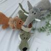 Animals Chew Dog Toys Interactive Toys Bite Resistant Invincible Dog Toys PP Cotton Cartoon Voice Function for Dog Puppy