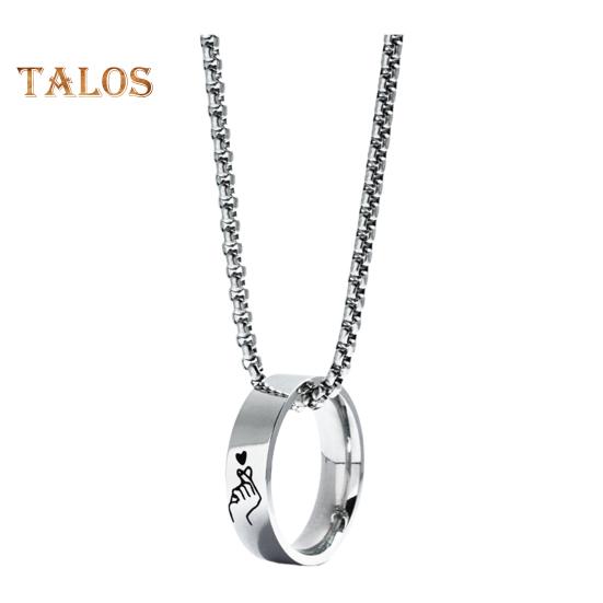 

Парное ожерелье для пар Гравированное кольцо Ожерелье с подвеской Романтические украшения Подарки на годовщину свадьбы День святого Валентина Рождество День рождения Right Hand