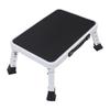 Ein-Stufen-Hocker Multifunktional Tragbar Faltbar Ein-Stufen-Leiter mit Rutschfester Plattform Gummifüßen für Hausarbeit