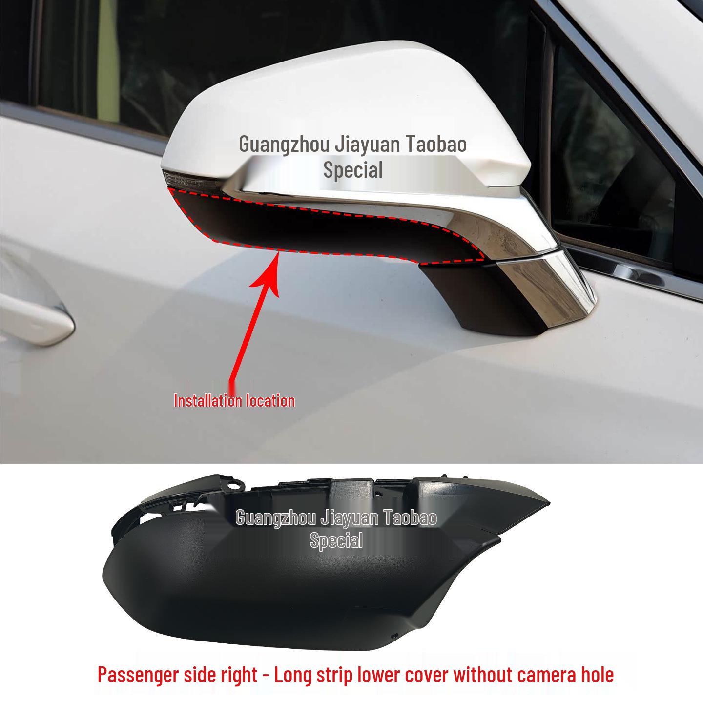 Compatible with Lexus RX300/350/450/500 Outer Rearview Mirror Shell with Turn Signal Lens