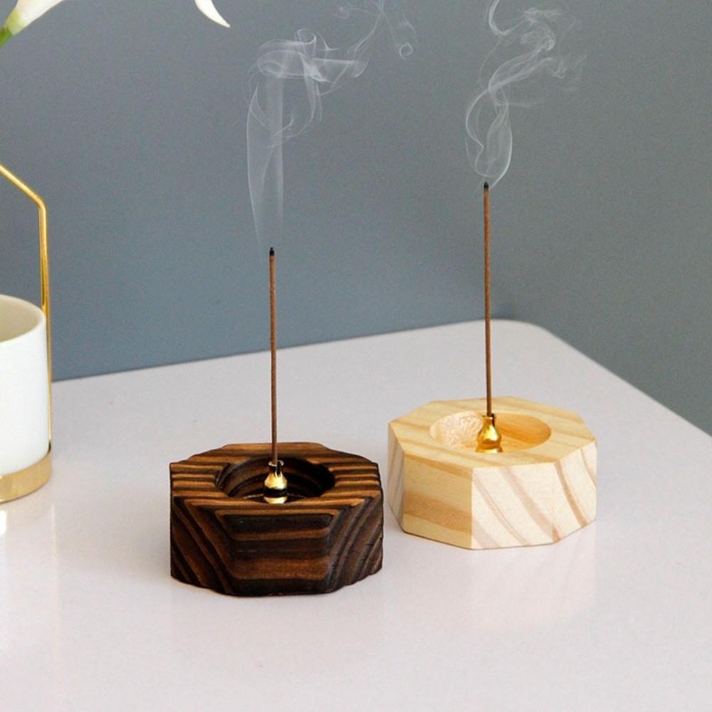Wooden Incense Holder Meditation Agarwood Tray Decorative Incense Stick Burner  Tea Ceremony