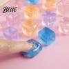 Office Stress Relief Transparent Squeeze Toy Square Ice Cube/Cat Paw Ball Tranquility Desk Accessory Sensory Small Fidget for Adults Realistic Cube