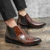 Retro Men Chelsea Boots Fashion Comfortable Ankle Boots For Men Shoes