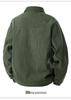 Men's Retro Corduroy Workwear Jacket: Casual American Style, Cool Lapel Top for Spring and Autumn.
