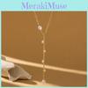 Stylish Geometric Imitation Pearl Pendant Necklace For Chic Women's Accessories