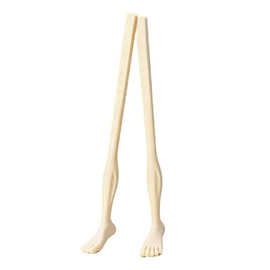 

1 Pair Foot-Shaped Chopsticks with Straw Creative Plastic Chopsticks Reusable Kitchen Utensil for Home Kitchen Restaurant Use 1Pair