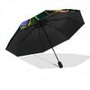 1pc Chameleon Colors Automatic Folding Umbrella   Compact 8 Rib Design, Durable Iron Frame for Travel, Outdoor,  a0920096