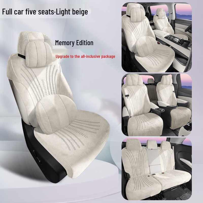 Universal All-Season Breathable Flocking Fabric Car Seat Cover for Denza D9 (202526)