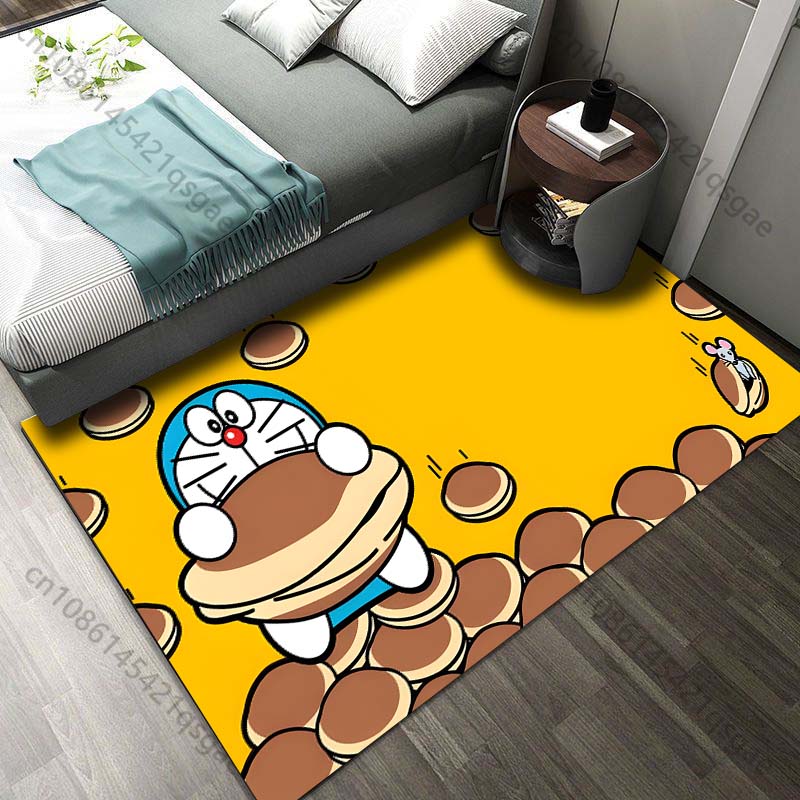 

Japan D-Doraemon with Friends Print Carpet for Living Room Bedroom Kid s Room Home Decor Non-slip Mat Area Rug Luxury Gift 40cm x 60cm