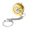 Aluminum Alloy Mini Fishing Reel Keychain Pendant Decorative Portable Fly Reel Key Ring