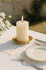 For Wedding Candle Holder Iron Plate Metal Party Pillar