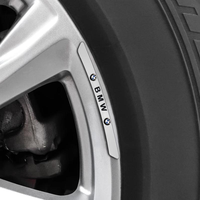 XZFG7 4Pcs Aluminum Car Styling Wheel Hub Badge Tire Rim Stickers For BMW M Emblem E46 E36 E34 F10 E90 F30 E60 F30 E53 E30 E92 E87
