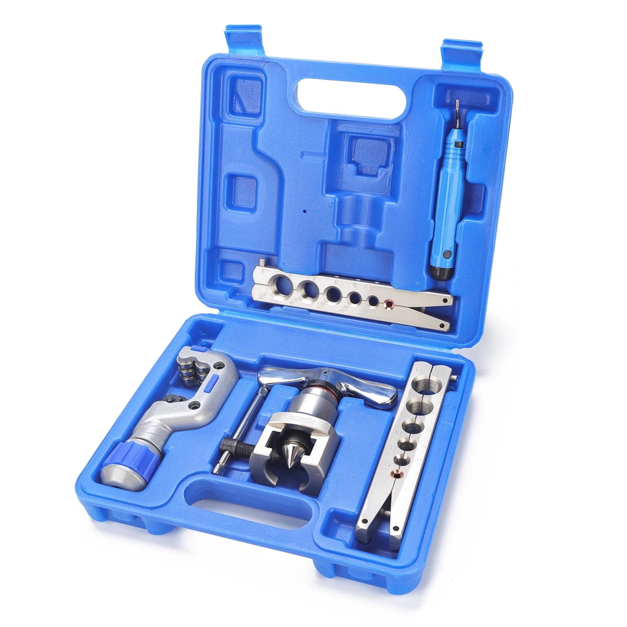 

IWISS Эксцентриковый развальцовщик для кондиционирования воздуха Подходит для дюймовых труб с зачистным стержнем CT-N806AM-L Трубопровод, 1/4-3/4 (6-19mm),