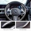 2pieces Car Steering Wheel Car Steering Wheel Anti-slip Cover Anti-slip Interior Heightener Cover
