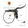 Brzdová páka s vypínačem 3pinová pro e-bike elektrické kolo Hallův motor hydraulické brzdy kola horské venkovní cyklistické příslušenství