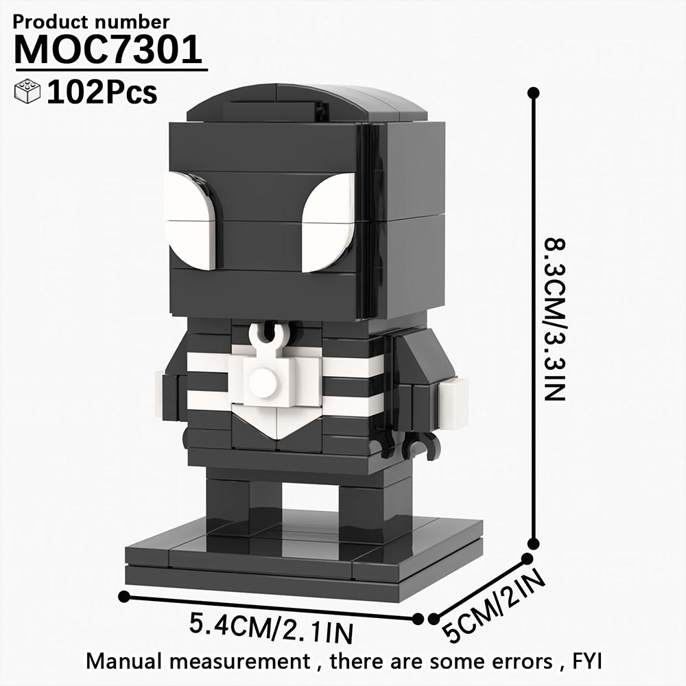 MOOXI Filmreihe MOC Steine Set Figur BrickHeadzed Modell DIY Bausteine Montessori Kinder Bildungsspielzeug Für Kinder Geschenk