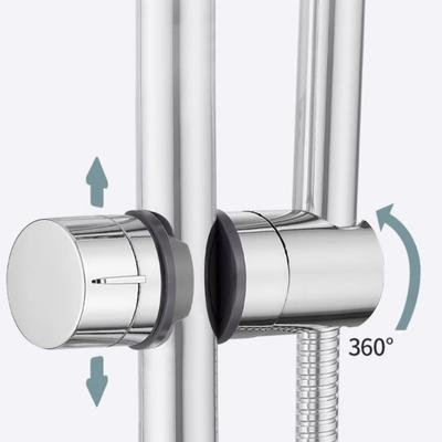 Duschhalterung Halter 360 Grad Drehbar Einfache Installation Duschhalterung Halter Schnelle Winkeleinstellung Duschclip