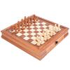 Wooden Magnetic Chess Set: Portable Folding Board Game for Kids & Adults, Perfect for Parent-Child Interaction