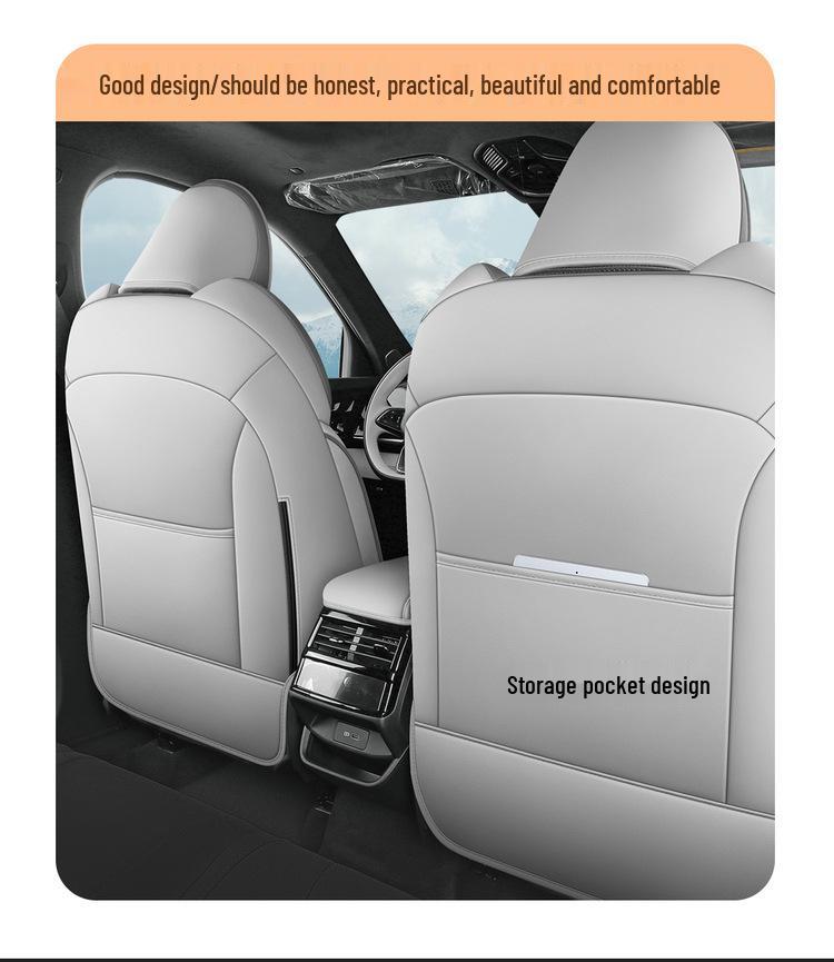 Husă de scaun auto din piele integrală pentru toate sezoanele pentru Xingyue L, model cu cinci locuri