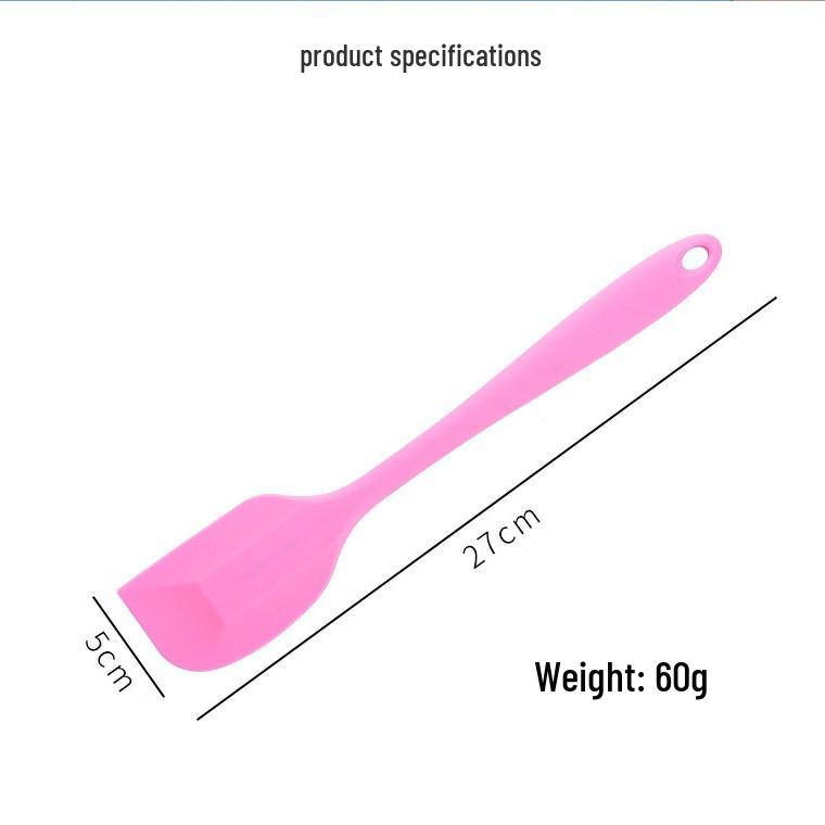 Two-Piece High-Temperature Silicone Spatula Set for Baking and Mixing