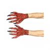 Smiffys Mens Latex Devil Hands Gloves