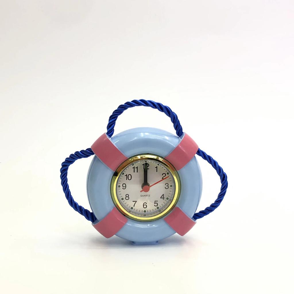Swimming Ring Toy Alarm Clock Cotton Rope Interactive Training Quartz Clock Students Learn To Read