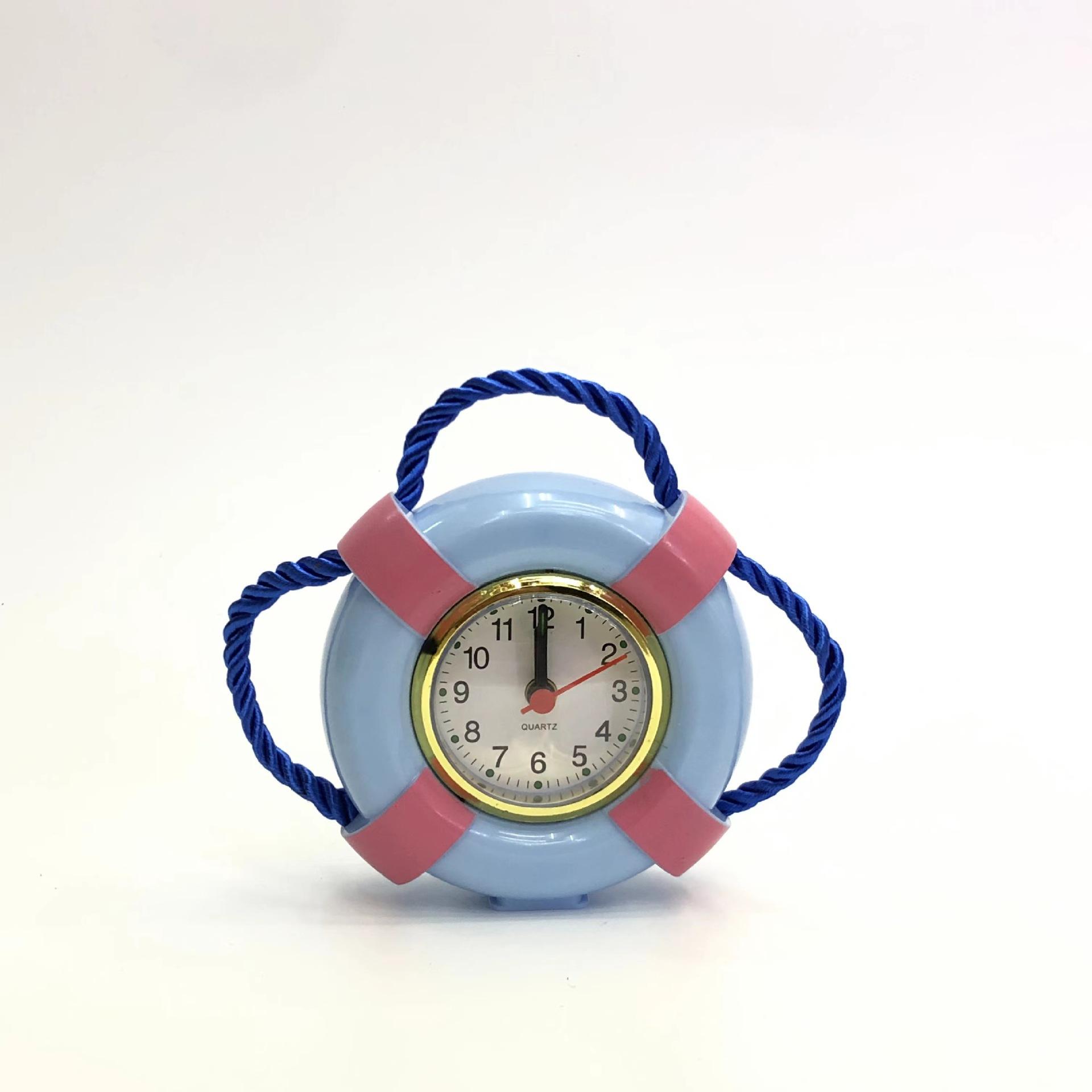 

Плавательный круг игрушка будильник Хлопковая веревка интерактивное обучение кварцевые часы Студенты учатся читать 9*9cm