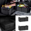 Car Storage Box SUV Cargo Storage Container Storage Tool with Mesh Pocket Car Trunk Organizer Collapsible Auto Accessory