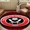She-ffield Fc Crest Round Mat Home Decor, Chair Rug For livingroom,Bedroom, Doormat Home Decor Birthday Gift Christmas Gifts