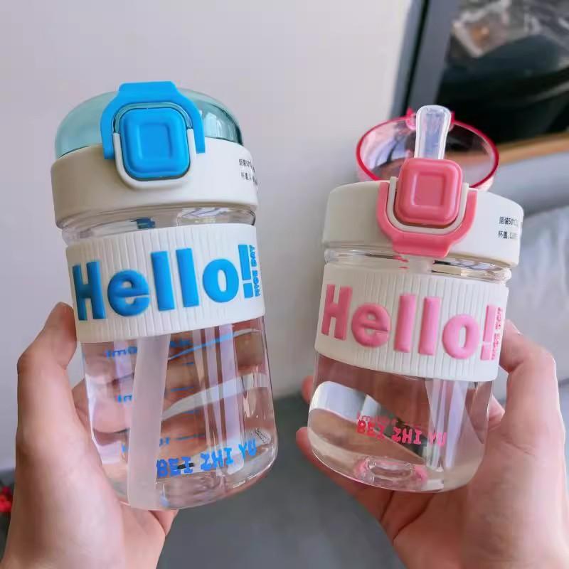 Water bottle straw water cup summer girls high value new 1011 easy cup student plastic cup anti-drop sports portable