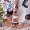 Christmas Tree Table Decoration Fondant Chocolate Candy Cane Christmas Tree Ornament Christmas Fantasy Desktop Decoration