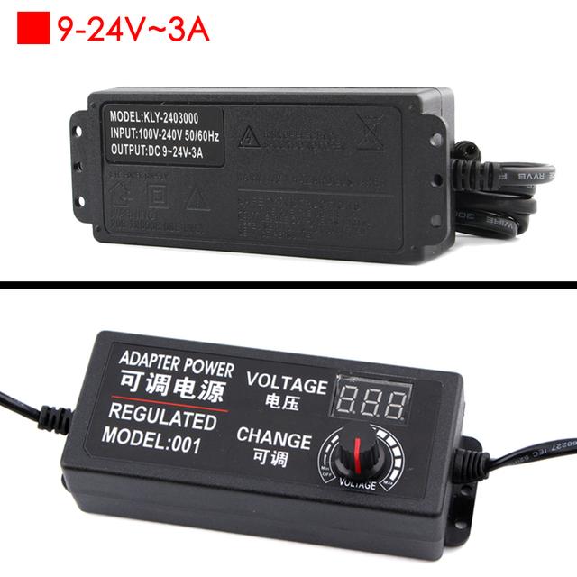 Various AC-DC Source 220V 110V Adjustable Power Supply 12V 24V Adapter 5V Display Screen 3V-24V 1V-24V 3V-12V 9V-24V 1A 2A 3A 5A