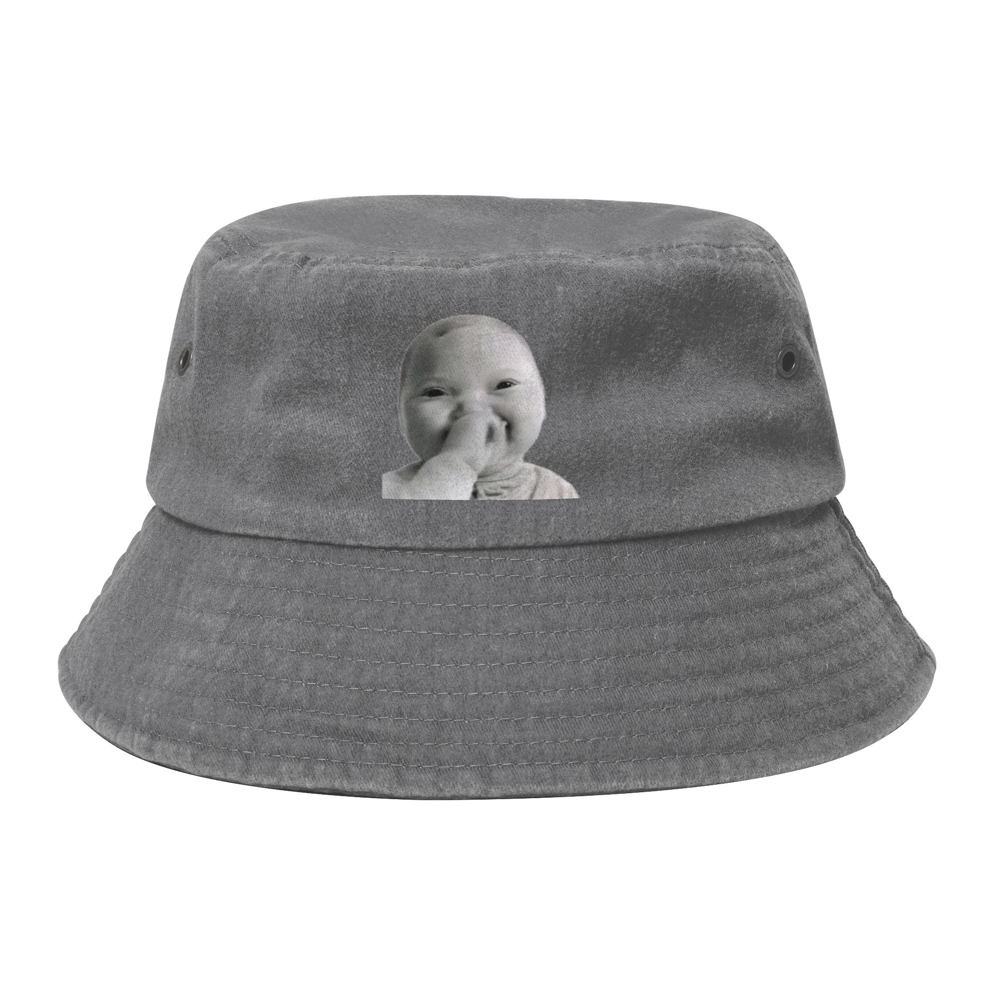 Unisex Women Bucket Hat Tuff Baby AI Baby Laughing Meme Vocation Getaway Headwear Foldable Hiking FisherUnisex Cap  Bob Gift Idea One Size