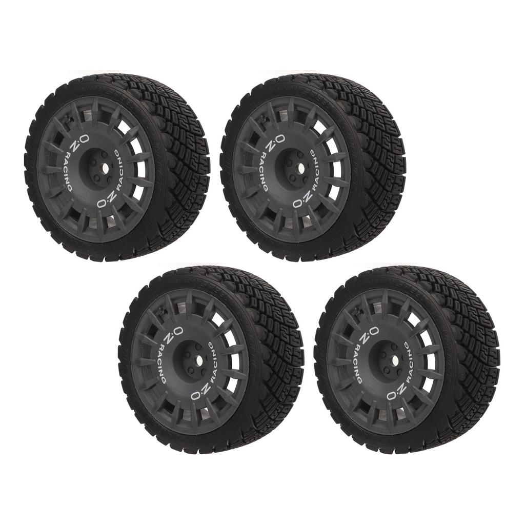 4 Pcs RC Car Tire Rubber Wheels High Wear Resistance Strong Cushioning 1Celsius10 RC On Road Tyres for