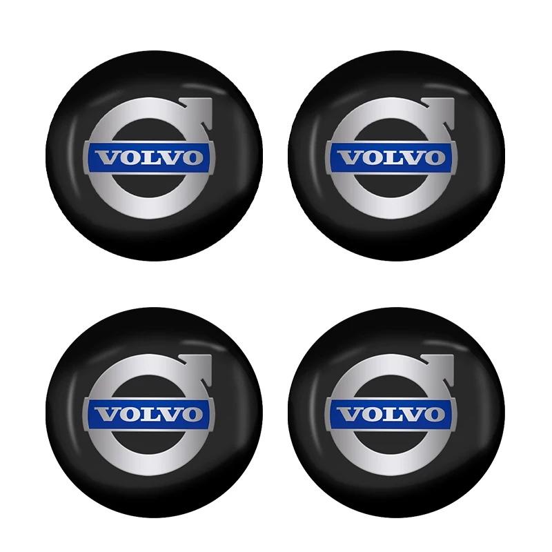 

4Pcs 56mm Volvo Car Wheel Hub Center Cap Logo Stickers, Emblem Decals for XC40 XC60 XC90 S60 S90 V50 V70 V60 Auto Accessories