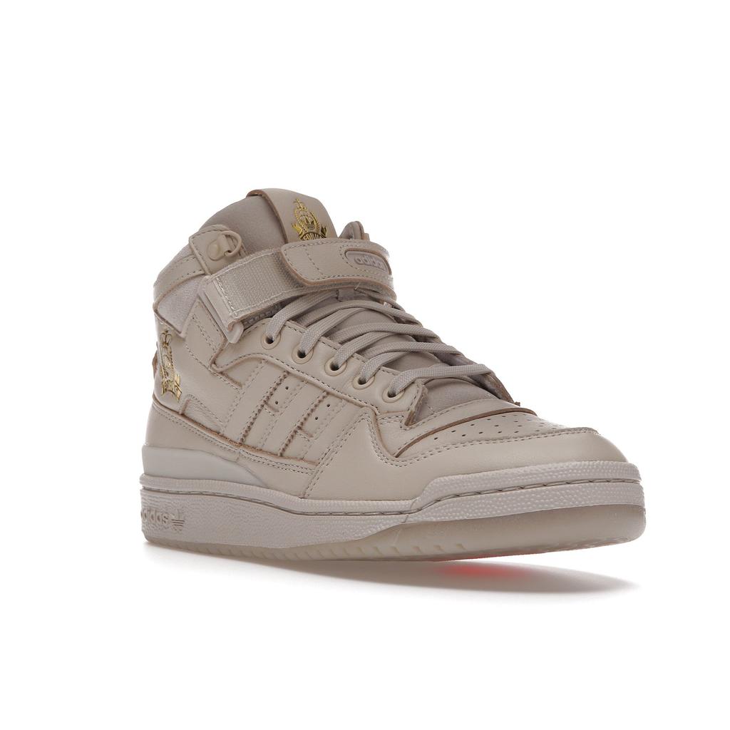 Leaders 1354 x adidas Forum Mid Core Brown Friends & Family Unisex-Sneaker Goldfolie Solarrot FW8768
